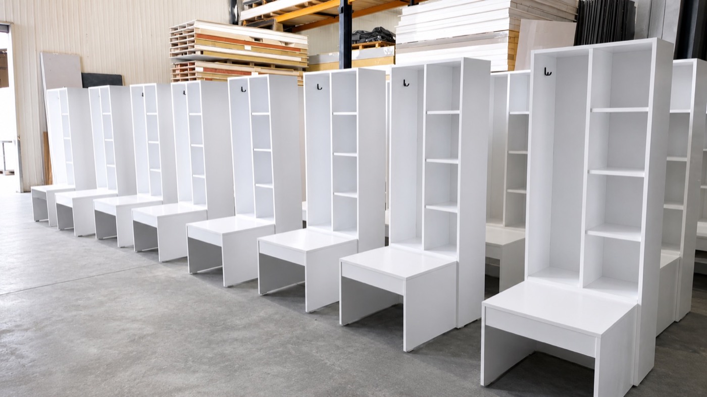 Officina — espositori in serie